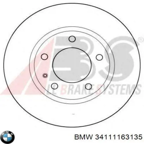 Диск переднього гальма BMW 34111163136 ціна, від 35.35 USD