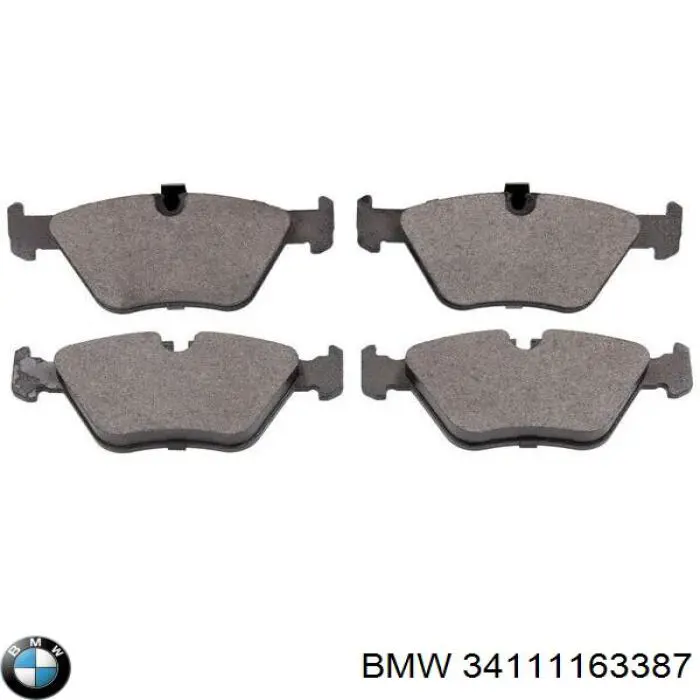 34111163387 BMW колодки гальмівні передні, дискові