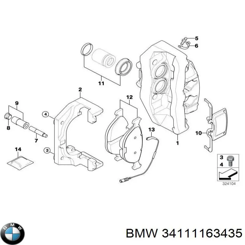  34111163435 BMW