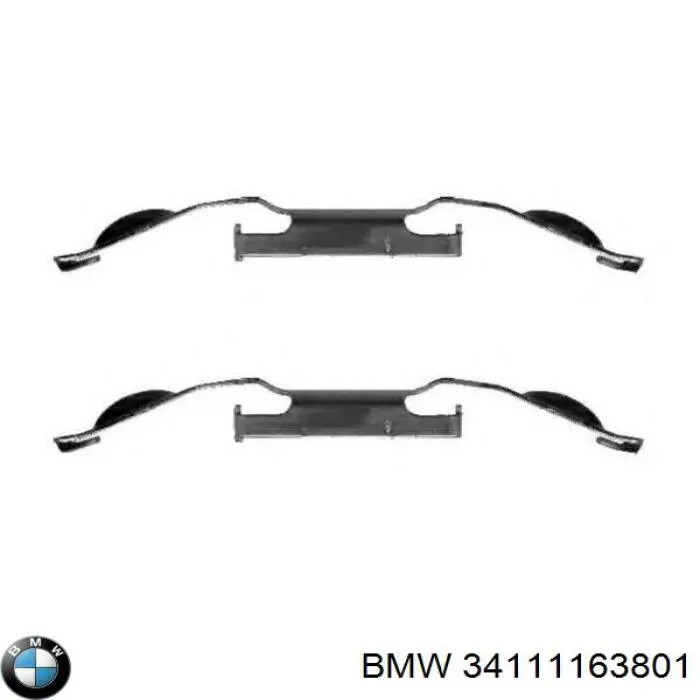 Пружинна засувка супорту BMW 34111163801 ціна, від 8.87 USD