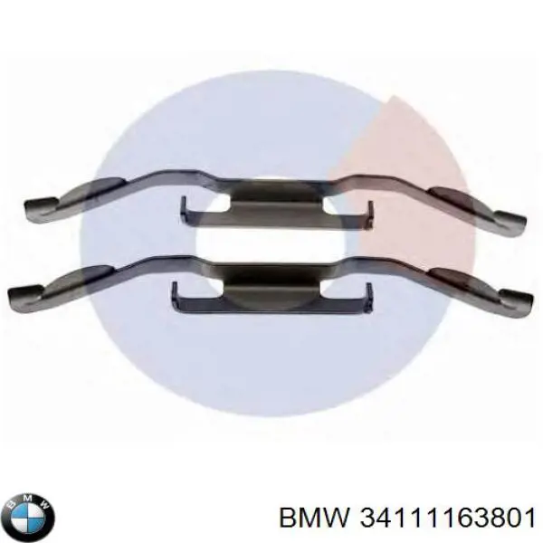 Купити 34111163801 BMW Пружинна засувка супорту