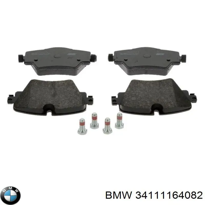 Купити 34111162176 BMW Комплект пружинок кріплення дискових колодок, передніх