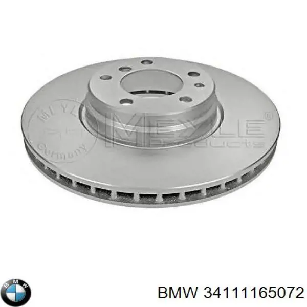 34111165072 BMW диск гальмівний передній