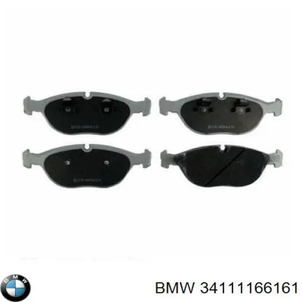 Колодки гальмівні передні, дискові 34111166161 BMW