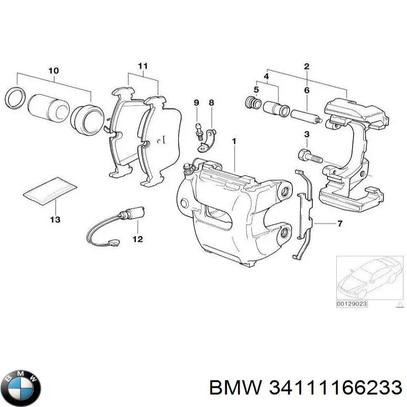 Скоба супорту переднього SYH000090 Land Rover