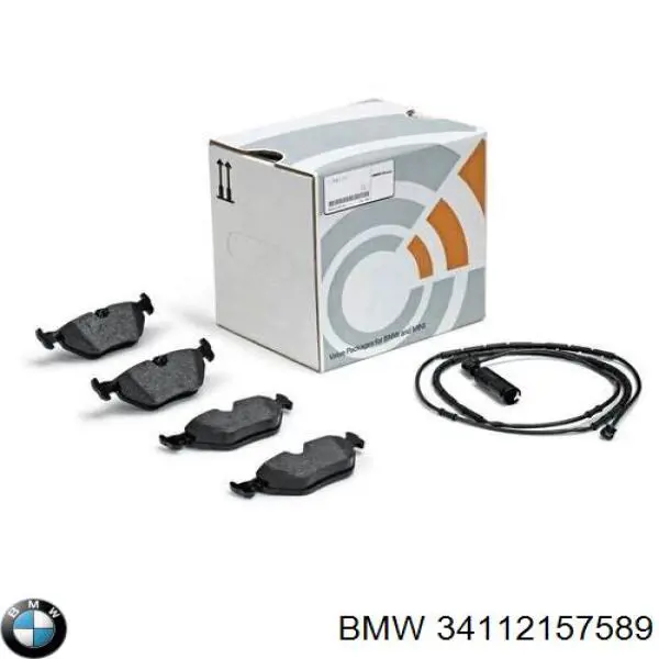 Купити 34112157589 BMW Колодки гальмівні передні, дискові