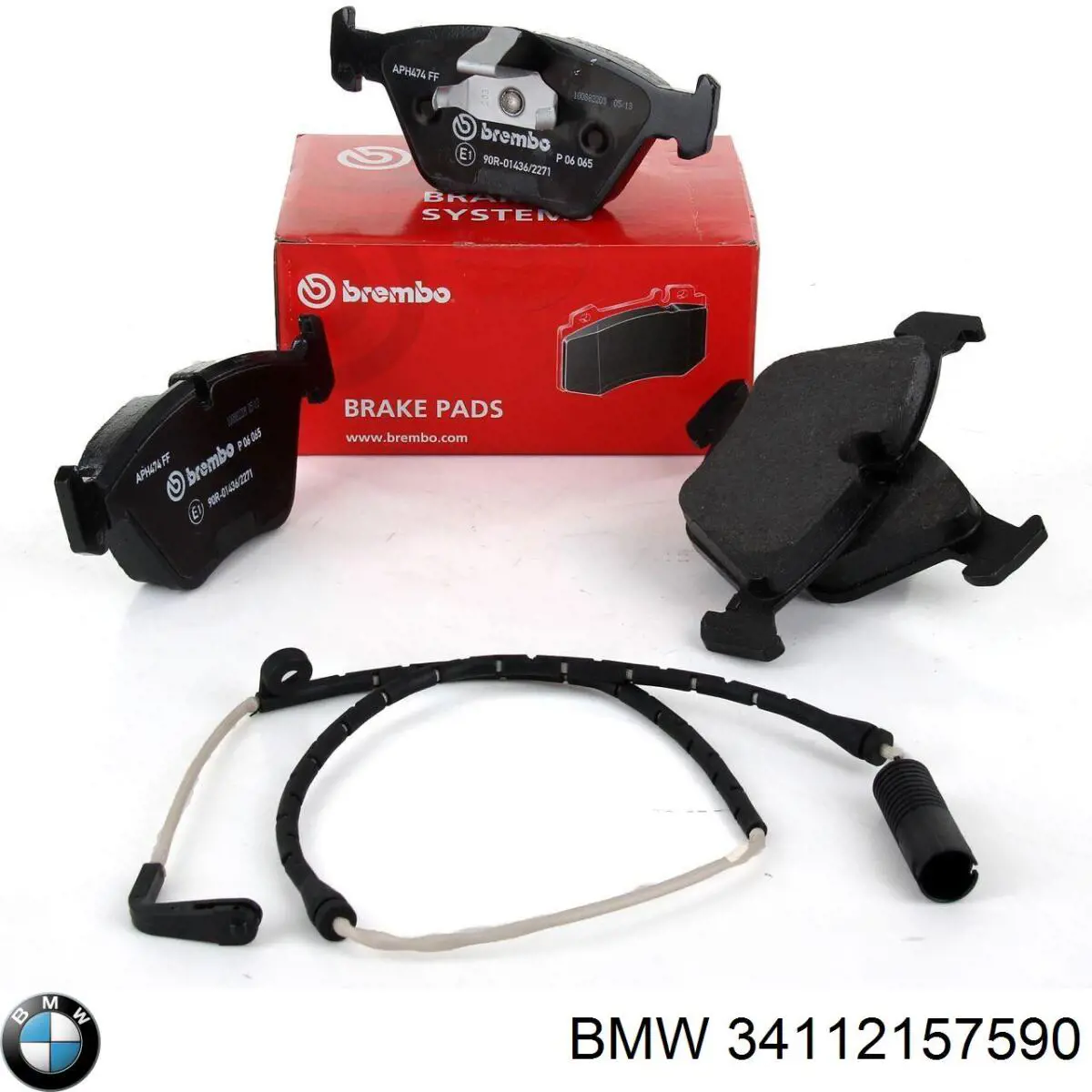 Передні тормозні колодки 34112157590 BMW