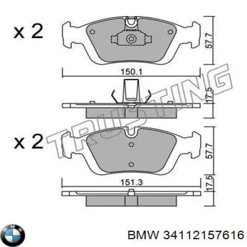  34112157616 BMW