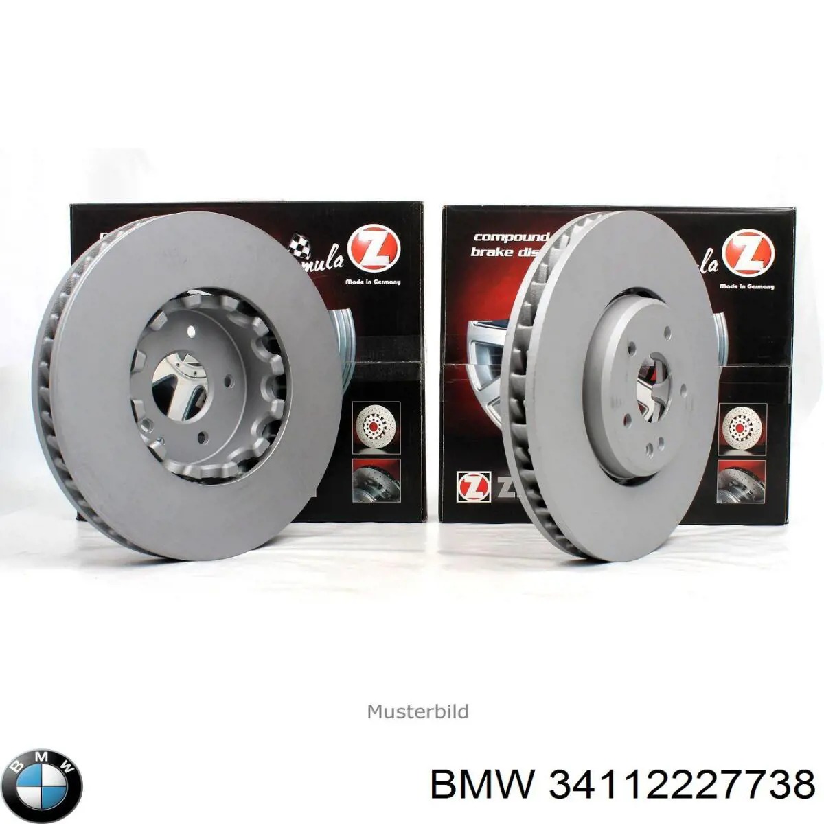 Гальмівні диски передні 34112227738 BMW