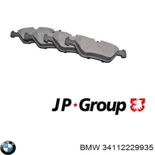 Передні тормозні колодки 34112229935 BMW