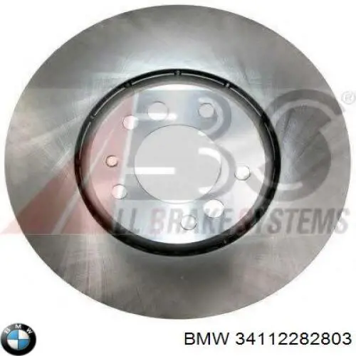 34112282803 BMW диск гальмівний передній