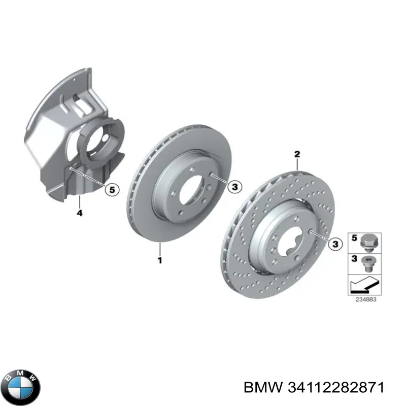  BMW 34112282871