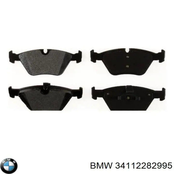 Гальмівні колодки BMW 34112282995 ціна, від 27.67 USD