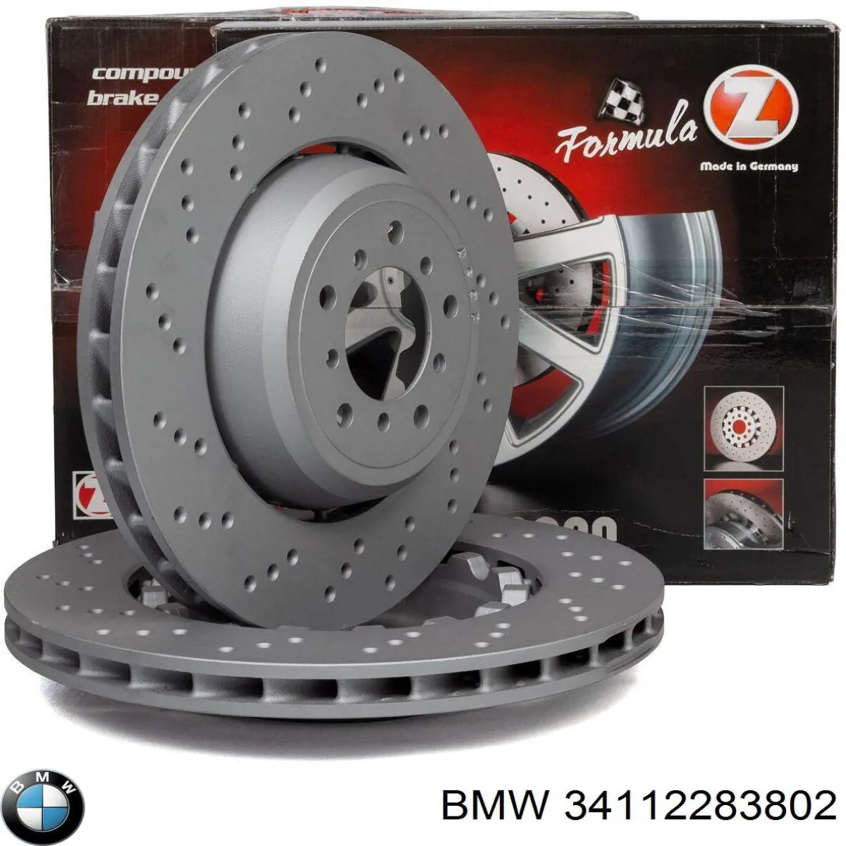 Гальмівні диски 34112283802 BMW