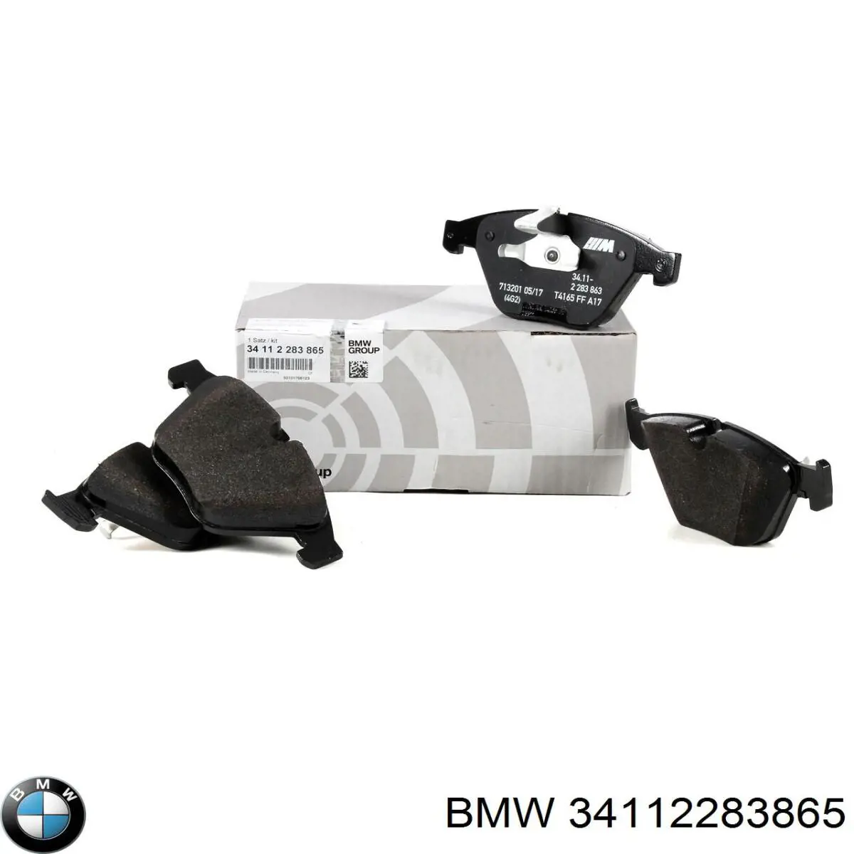34112283865 BMW колодки гальмівні передні, дискові