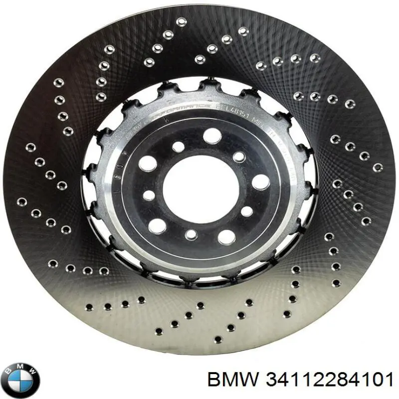 34112284101 BMW диск гальмівний передній