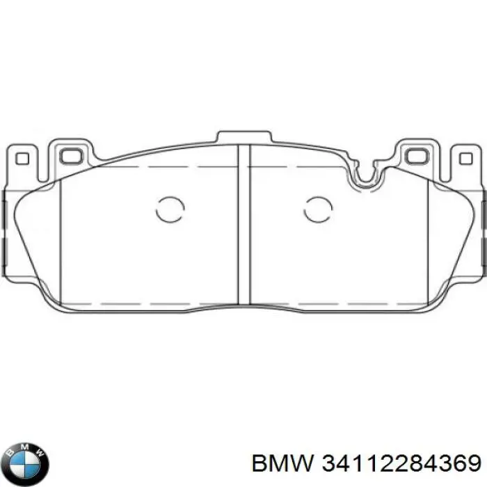 Гальмівні колодки BMW 34112284369 ціна, від 150.50 USD