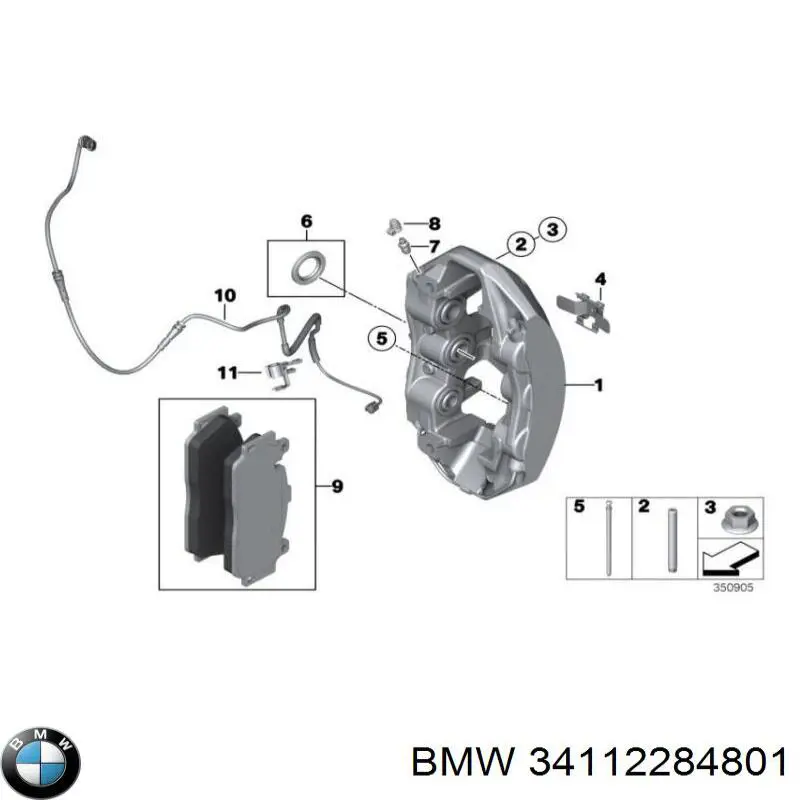 Купити 34112284801 BMW 