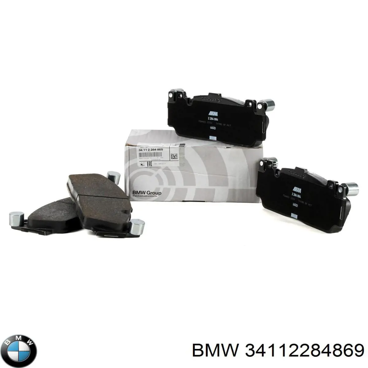 Передні тормозні колодки 34112284869 BMW
