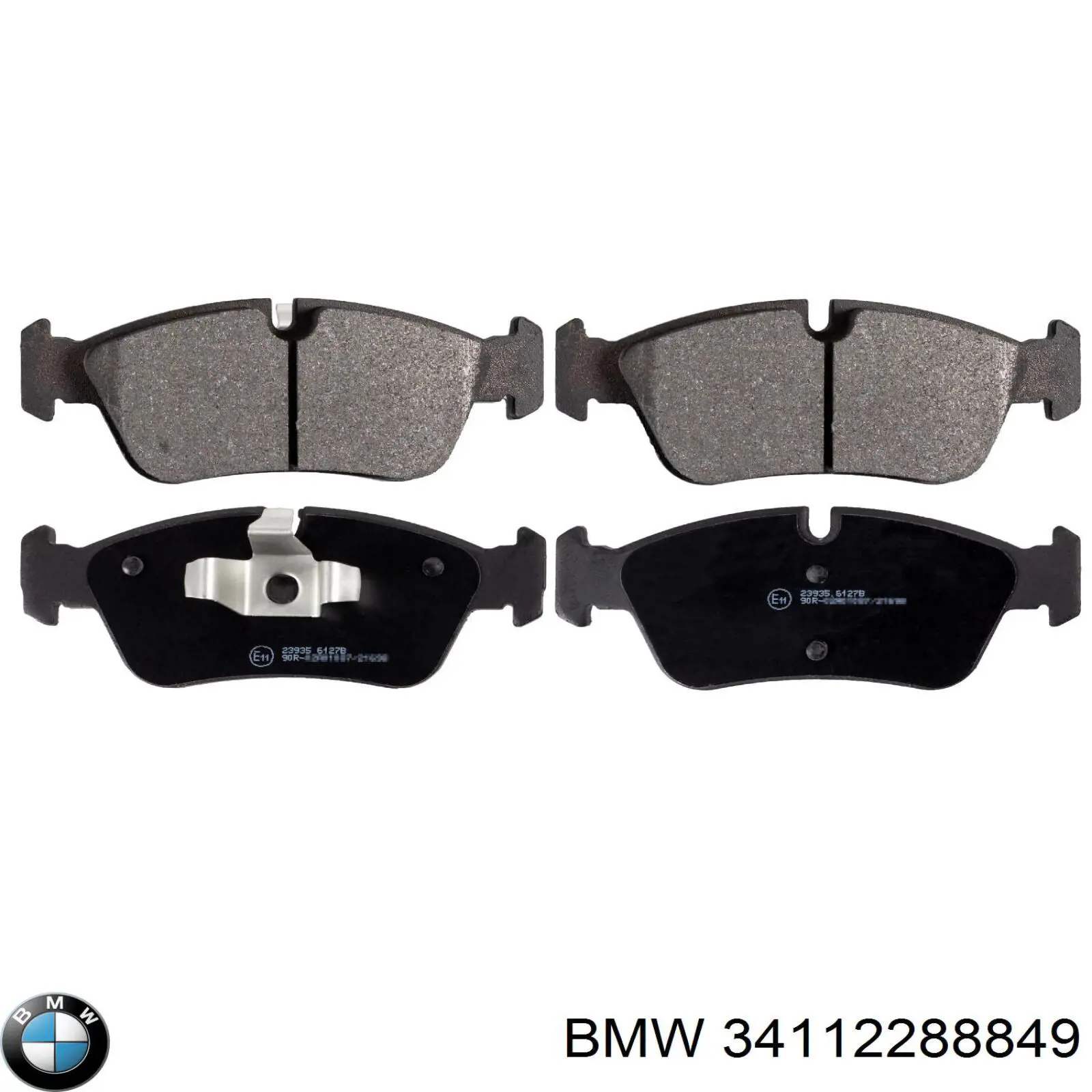 Гальмівні колодки BMW 34112288849 ціна, від 30.53 USD