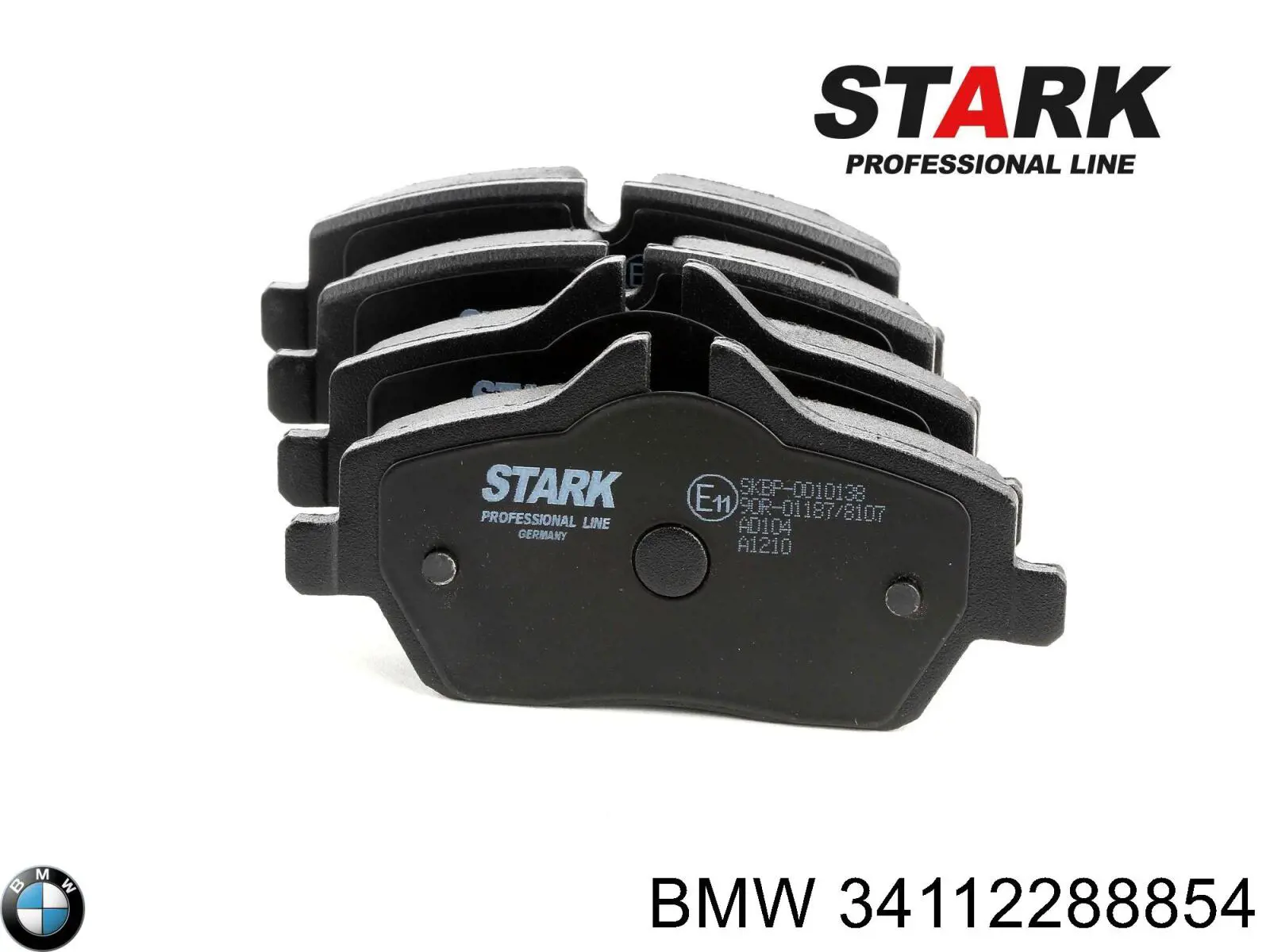 Купити 34112288854 BMW Колодки гальмівні передні, дискові