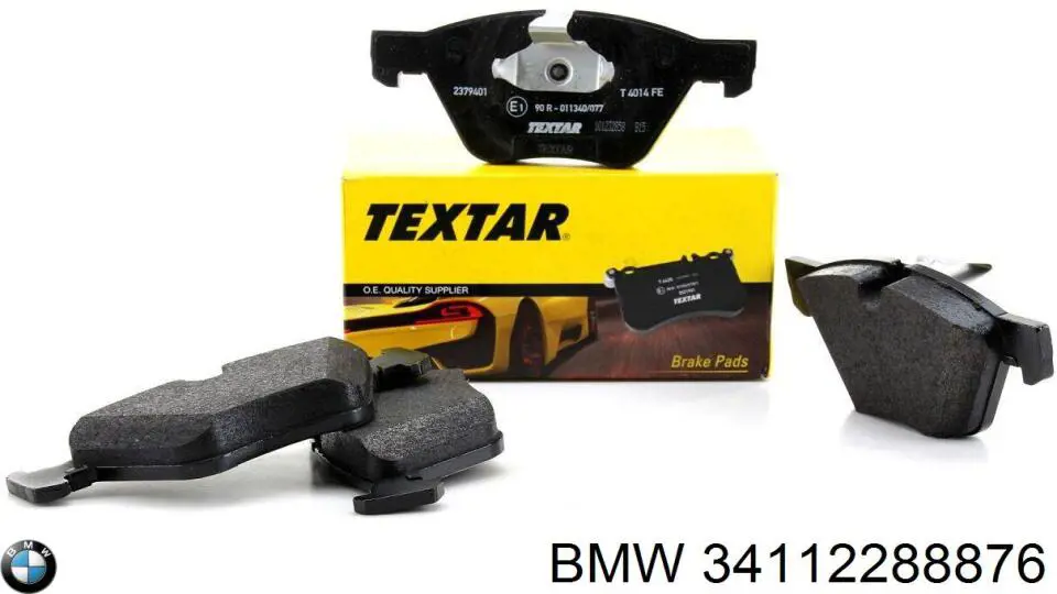 Передні тормозні колодки 34112288876 BMW