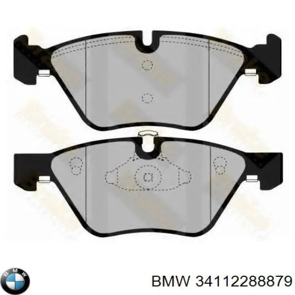 34112288879 BMW колодки гальмівні передні, дискові