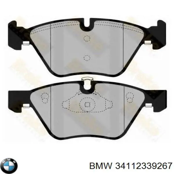 Купити 34112339267 BMW Колодки гальмівні передні, дискові