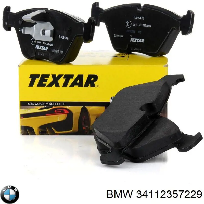 Передні тормозні колодки 34112357229 BMW