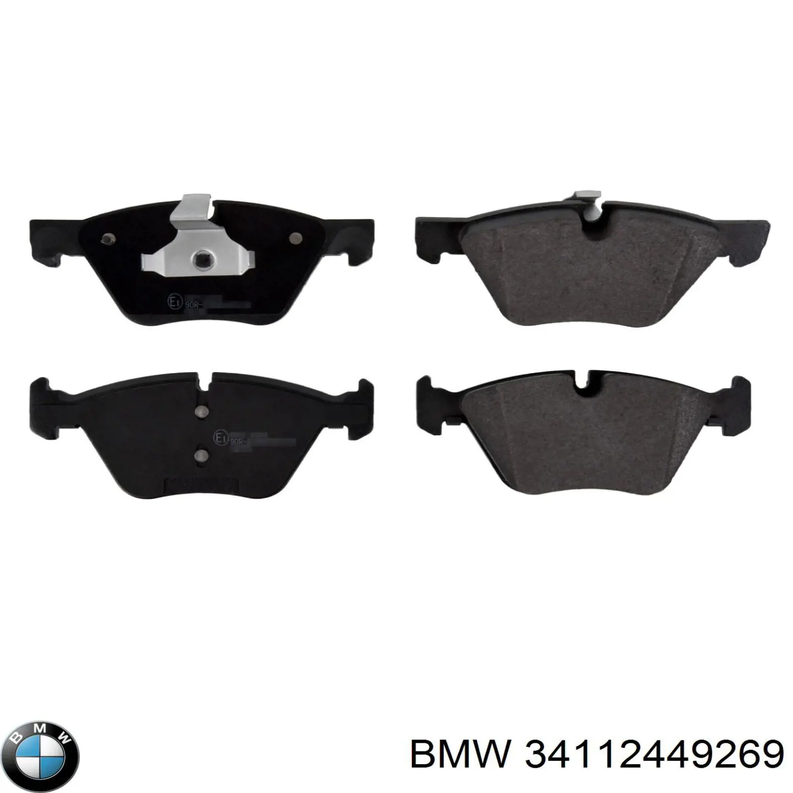 Гальмівні колодки BMW 34112449269 ціна, від 72.68 USD