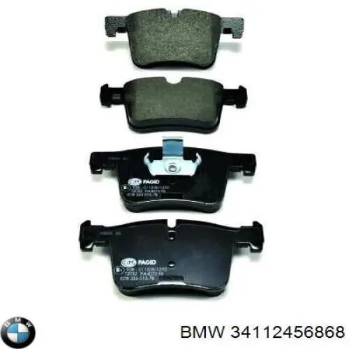 Купити 34112456868 BMW Колодки гальмівні передні, дискові