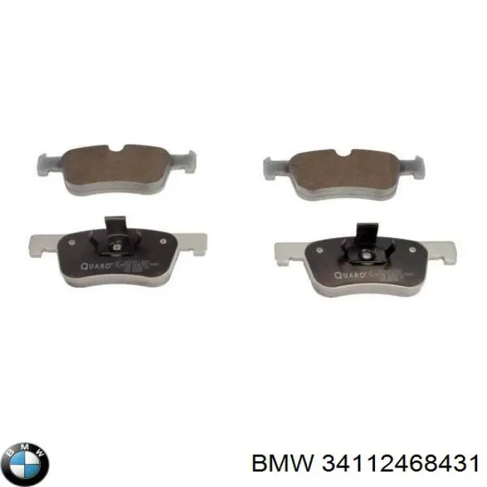 Гальмівні колодки BMW 34112468431 ціна, від 40.61 USD