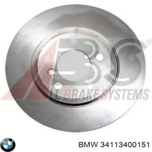 Диск гальмівний передній BMW 34113400151