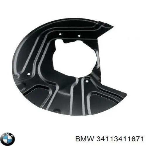 Захист гальмівного диска, переднього, лівого 34113411871 BMW