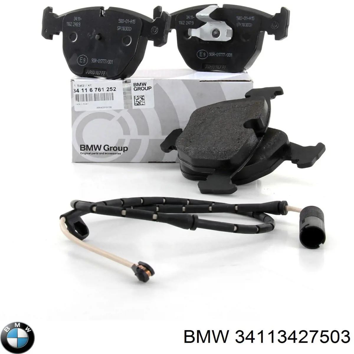 Гальмівні колодки BMW 34113427503 ціна, від 24.86 USD