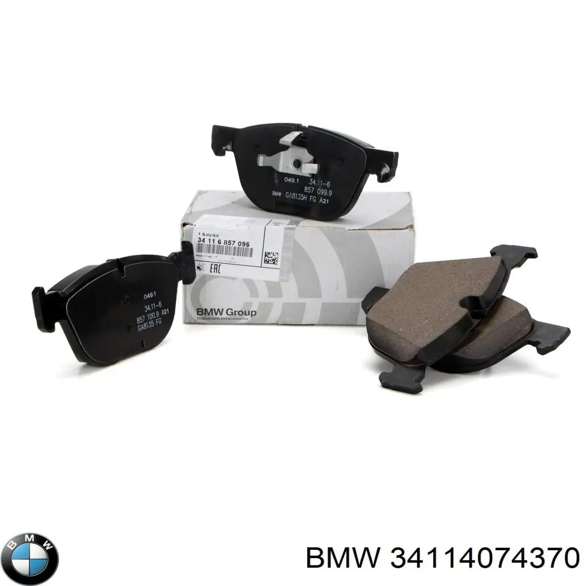 Гальмівні колодки BMW 34114074370 ціна, від 63.33 USD