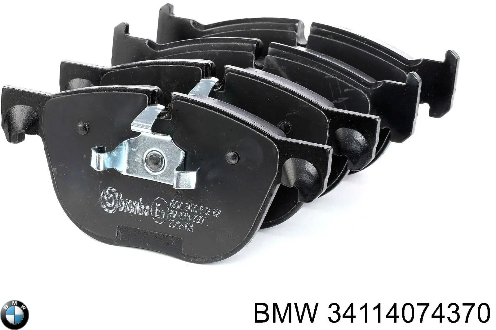 Передні тормозні колодки 34114074370 BMW