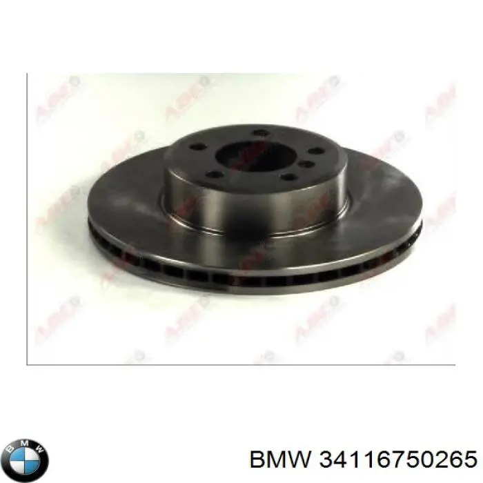 34116750265 BMW Гальмо дискове переднє