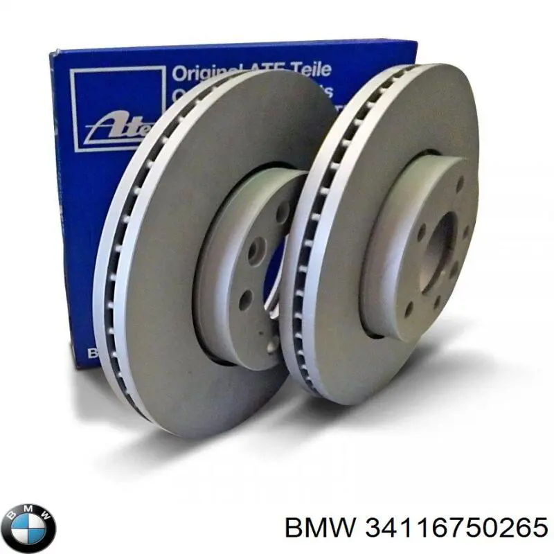 34116750265 BMW Гальмо дискове переднє