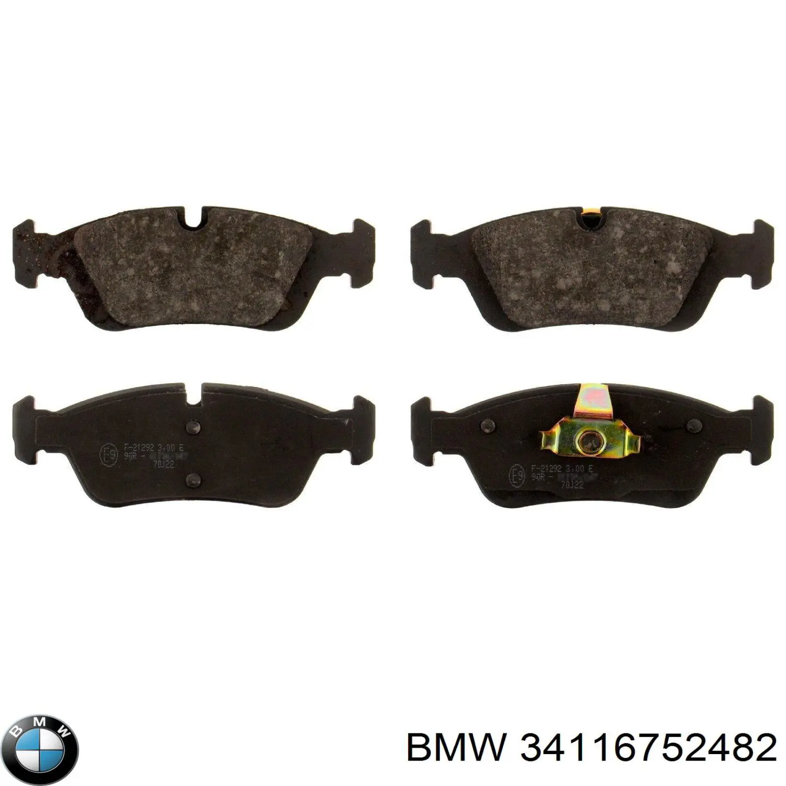 Купити 34116752482 BMW Колодки гальмівні передні, дискові