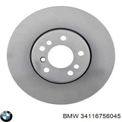 Гальмівні диски передні 34116756045 BMW