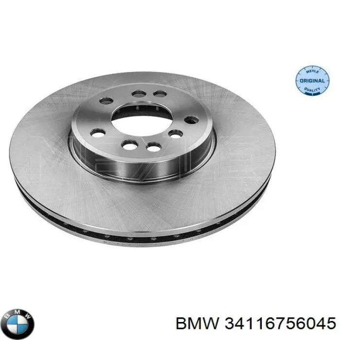 Диск гальмівний передній BMW 34116756045