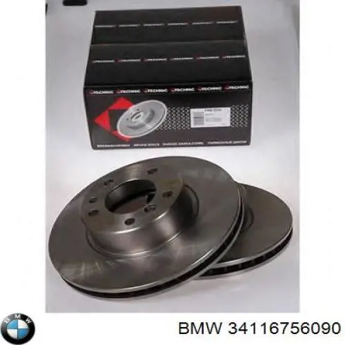 Купити 34116756090 BMW Ротор гальмівний
