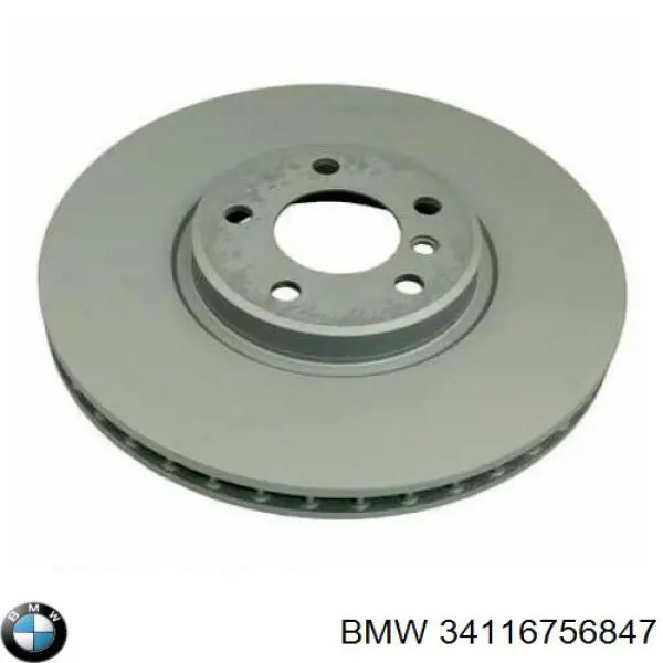 Диск переднього гальма BMW 34116756847 ціна, від 103.77 USD