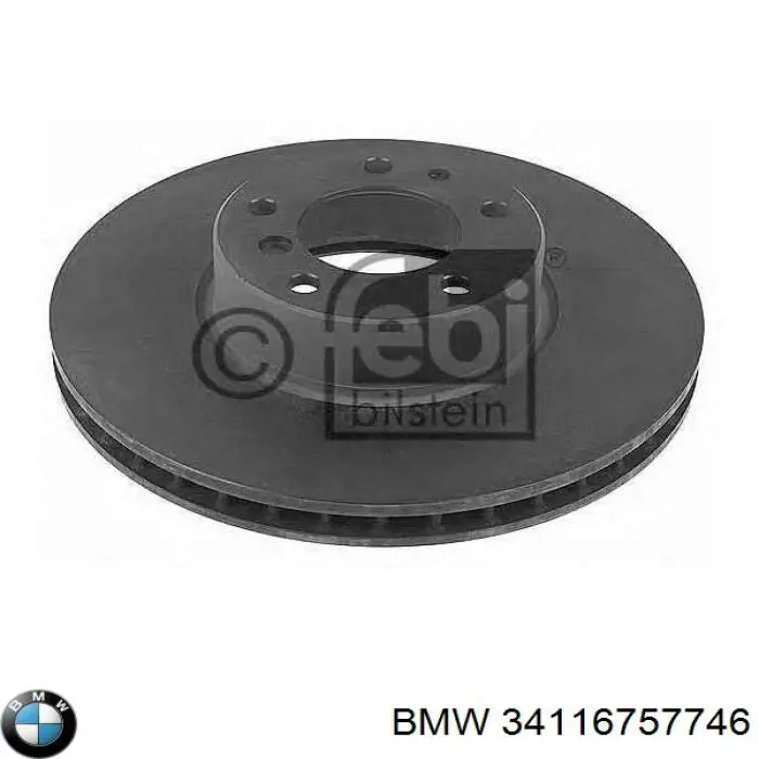 Купити 34116757746 BMW Ротор гальмівний