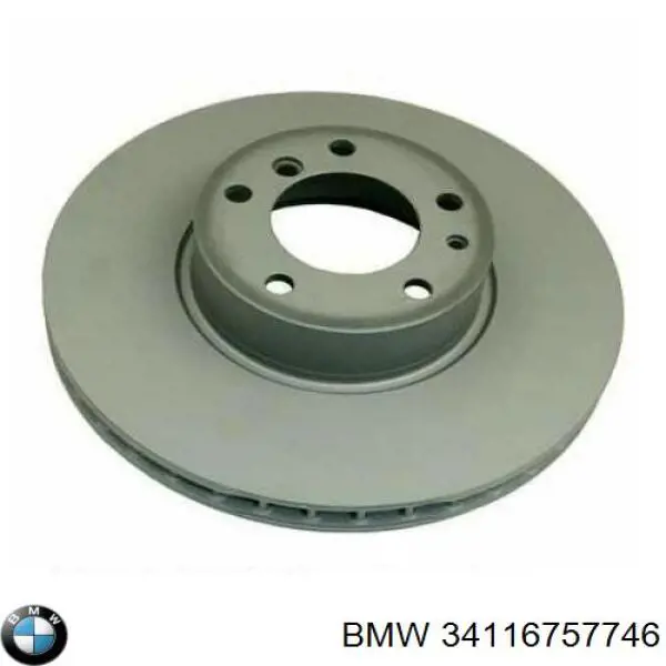 Диск переднього гальма BMW 34116757746 ціна, від 60.34 USD
