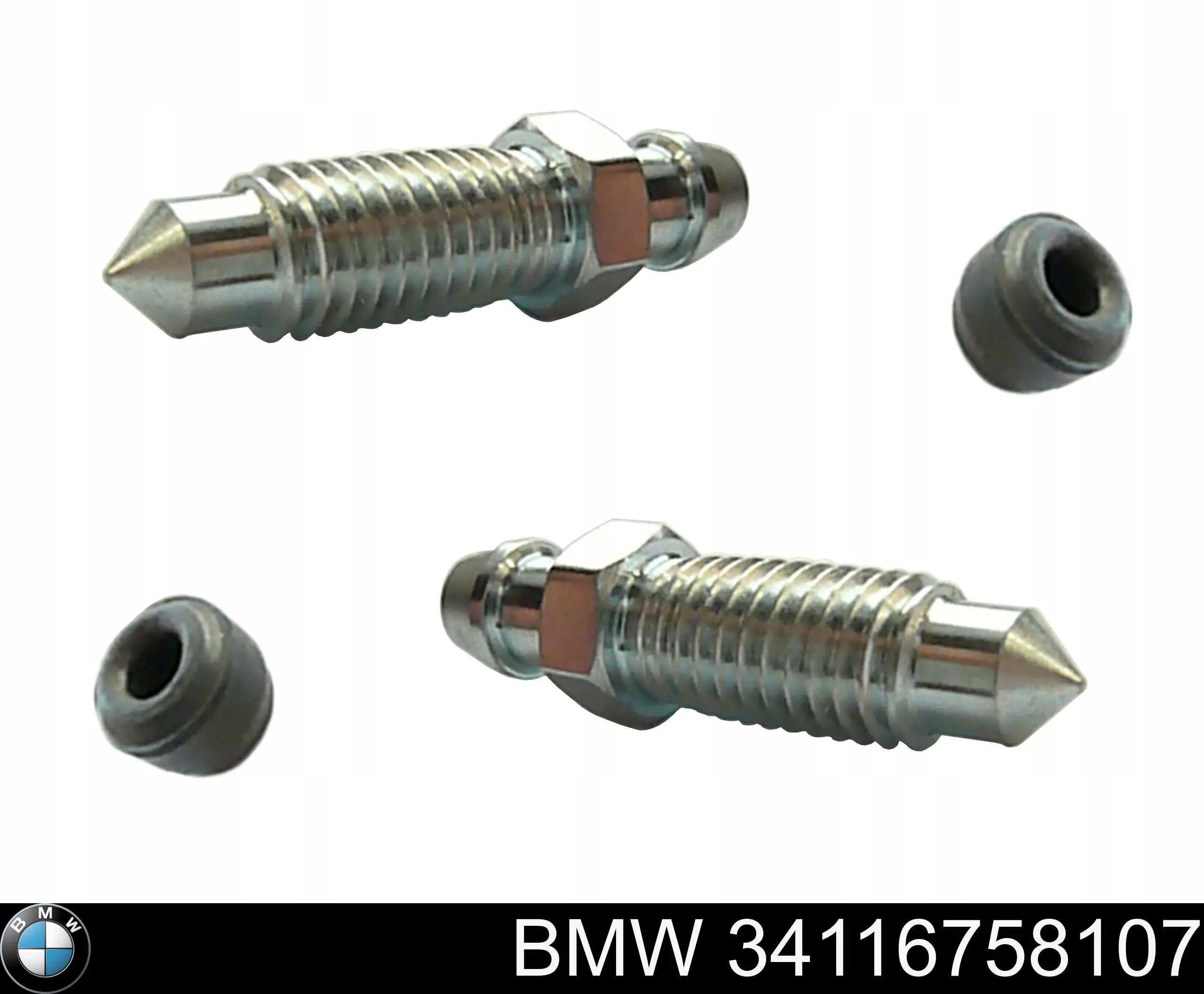 Купити 34116758107 BMW Штуцер прокачування супорту гальмівного, переднього