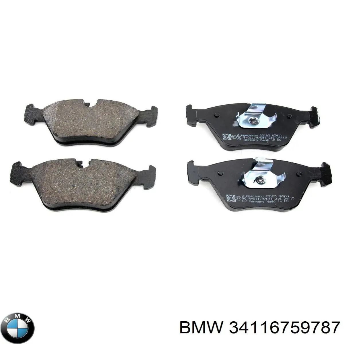 Захист гальмівного диска, переднього, лівого BMW 34116759787