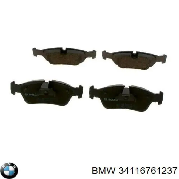 Купити 34116761237 BMW Колодки гальмівні передні, дискові