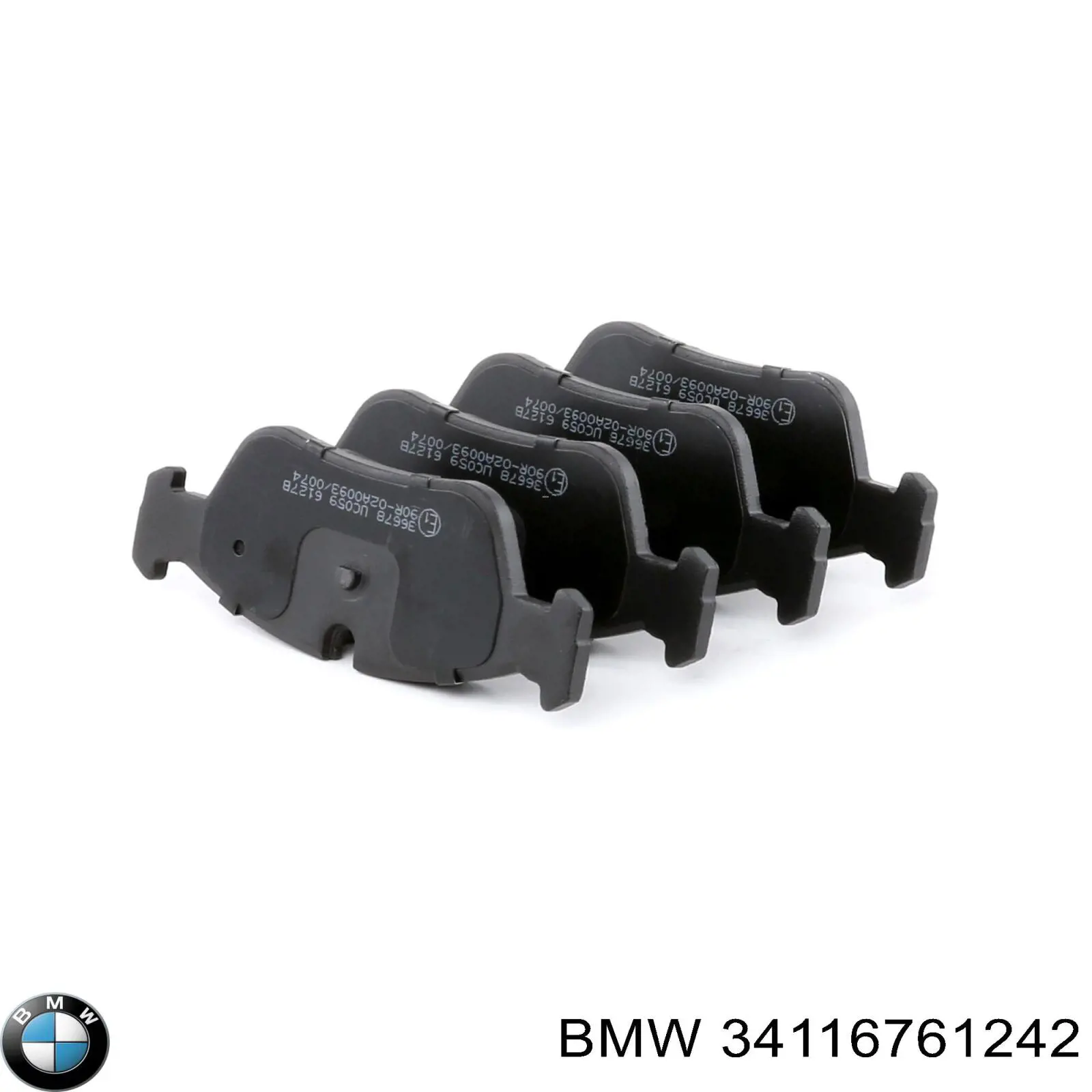 Купити 34116761242 BMW Колодки гальмівні передні, дискові